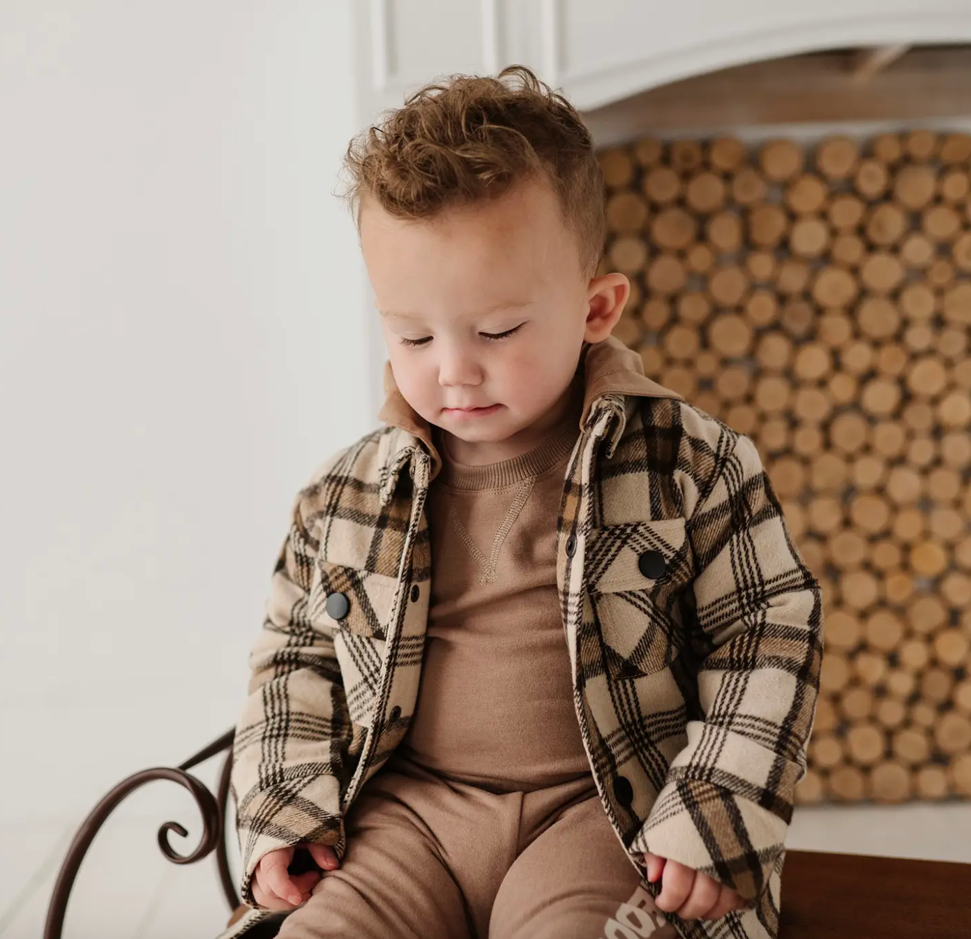 Desert Plaid Hooded Shacket