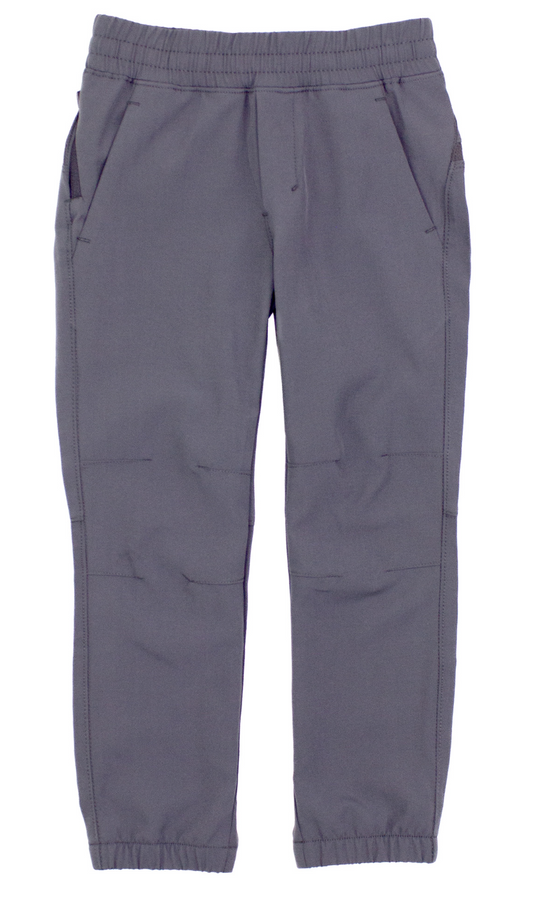Gray pants on a white background