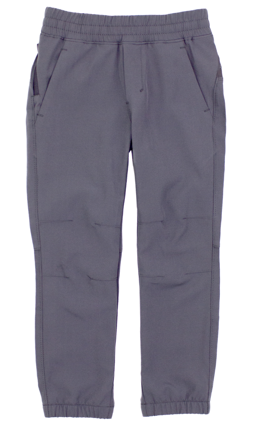 Gray pants on a white background