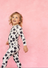 Black & Pink Daisy Pajama Set