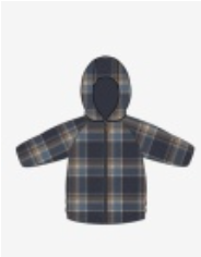 Dark Plaid Teddy Jacket