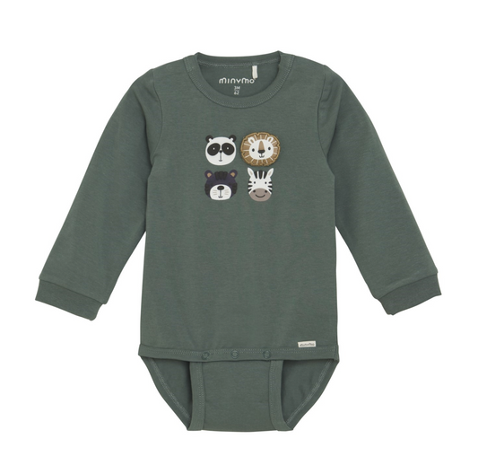 Dark Forest Animal Heads Bodysuit
