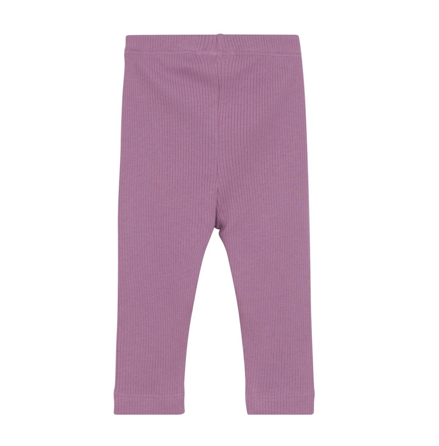 Orchid Ribbed Baby Leggings