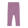 Orchid Ribbed Baby Leggings