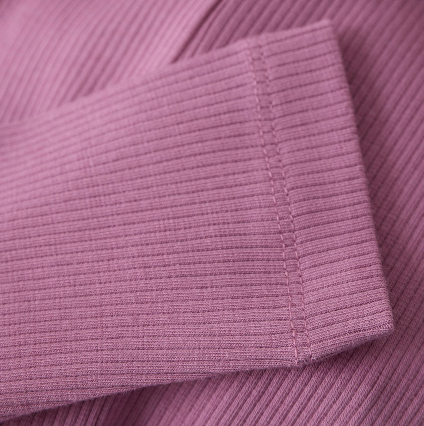 Orchid Ribbed Baby Leggings