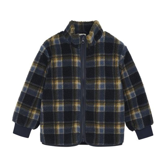 Navy Plaid Fleece