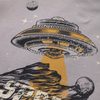 Grey Flying Saucer Long Sleeve Top
