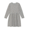 Steel Blue Floral Dress