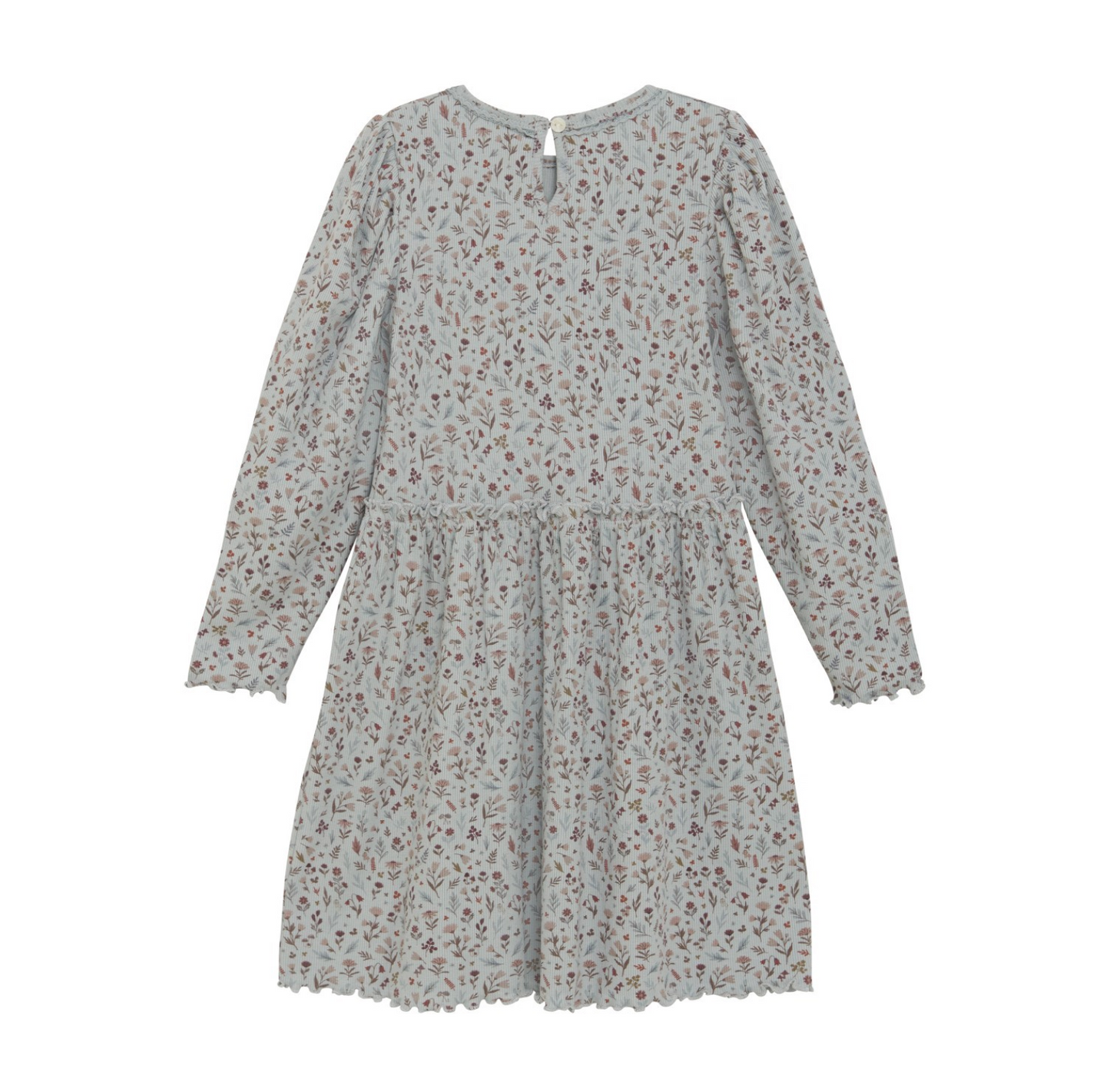 Steel Blue Floral Dress