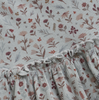 Steel Blue Floral Dress