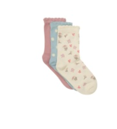 Withered Rose 3 Pack Socks