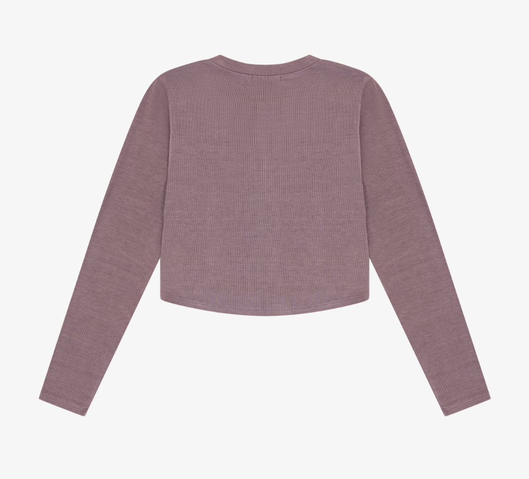 Lavender Mist Curve Crop Top