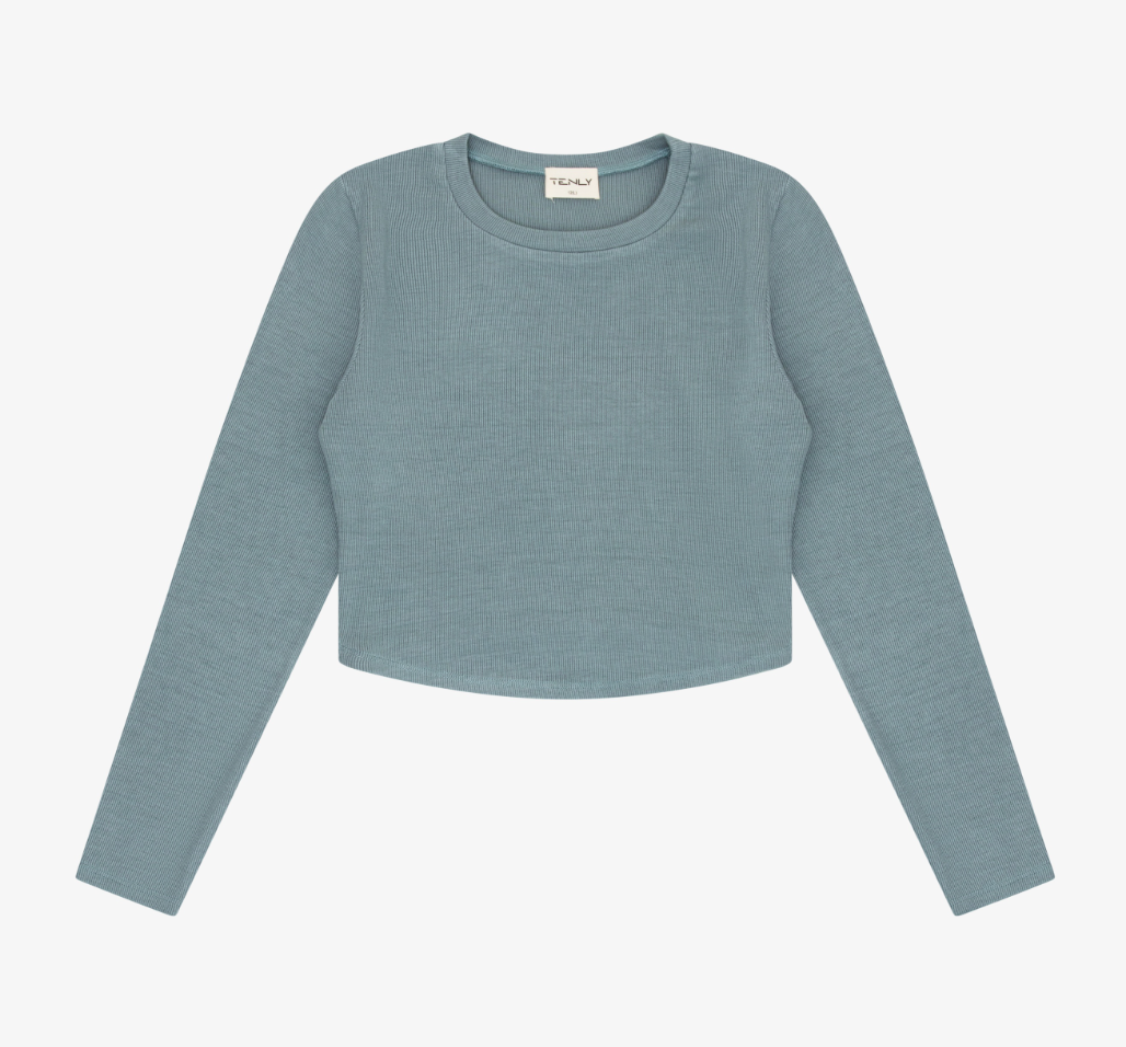 Blue Moon Curve Crop Top