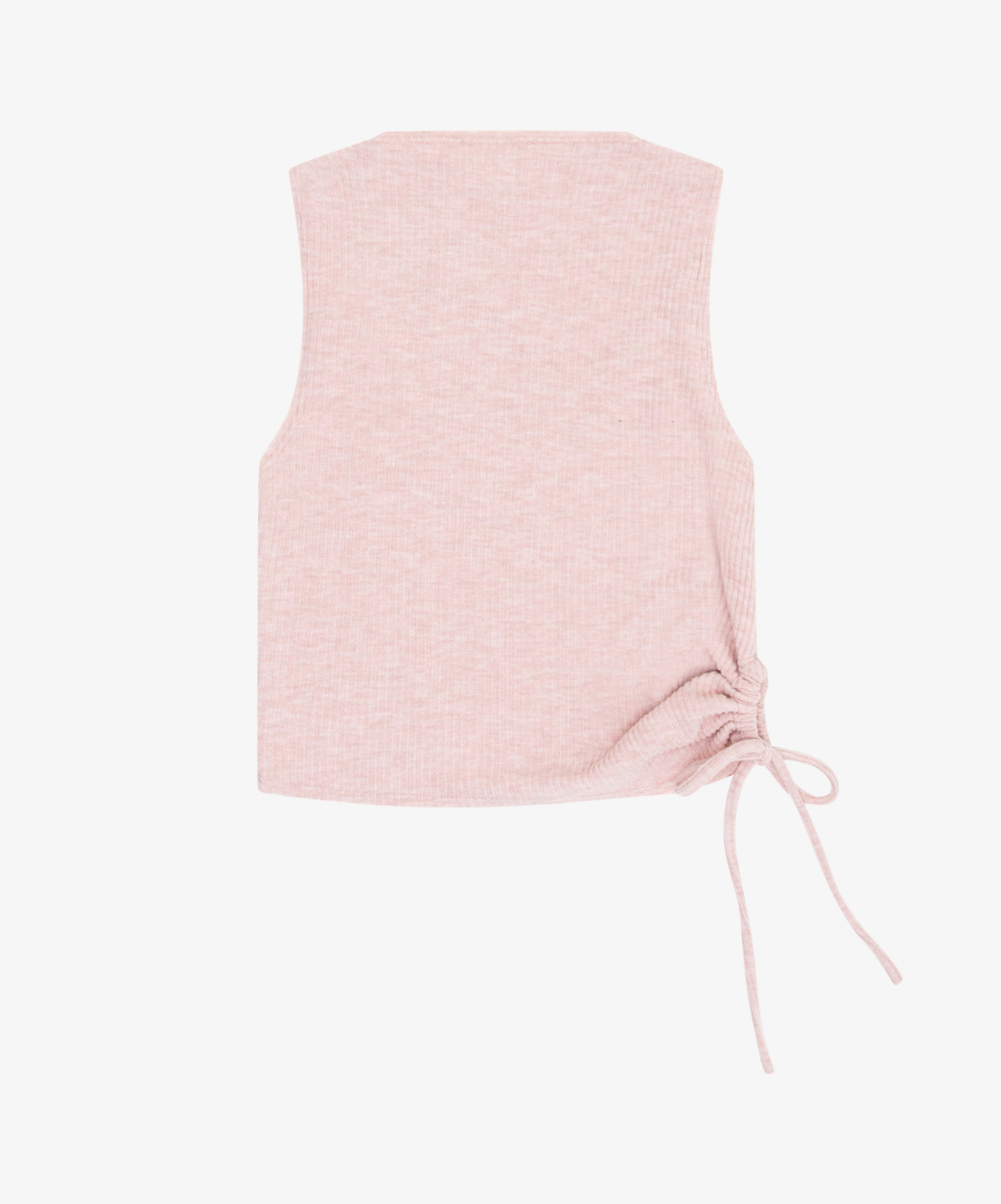 Moscato Drawstring Muscle Tank