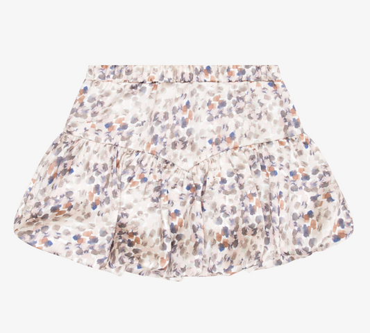 Desert Sand Satin Bubble Skirt