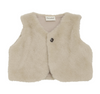 Oatmeal Faux Fur Baby Vest