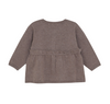Brown Melange Baby Cardigan