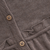 Brown Melange Baby Cardigan