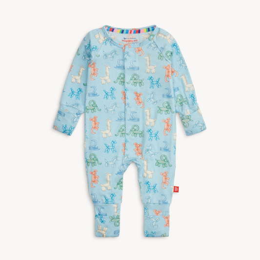 Blue Party Animals Romper