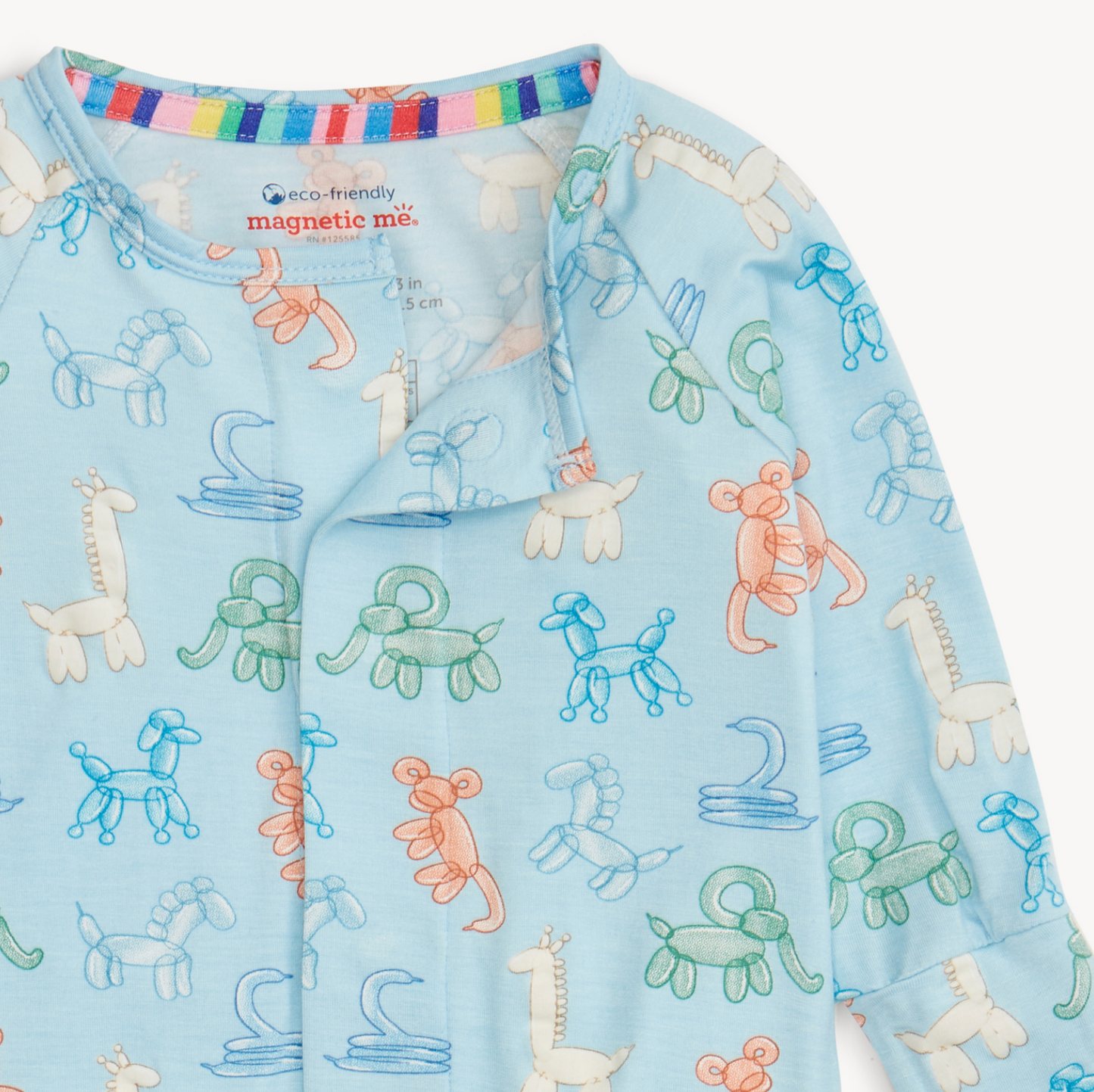 Blue Party Animals Romper