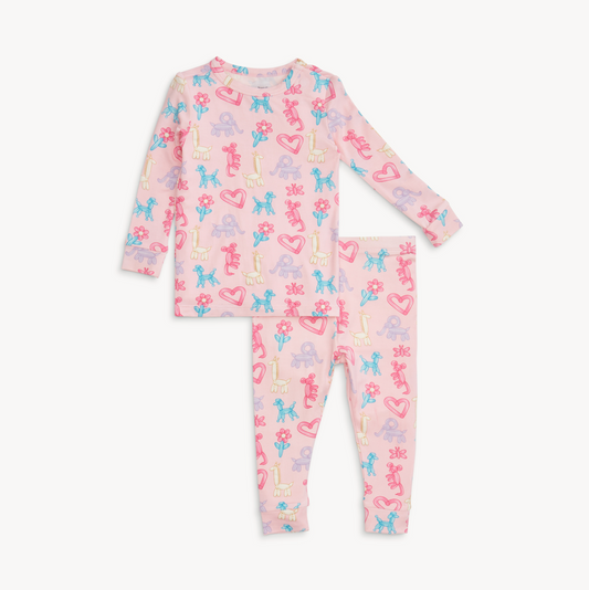 Pink Party Animals Glow in the Dark Pajamas