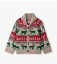 Oatmeal Elk Shawl Collar Cardigan