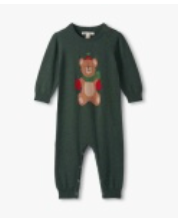 Eden Teddy Bear Sweater Romper