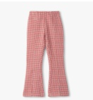Red Houndstooth Bell Bottoms