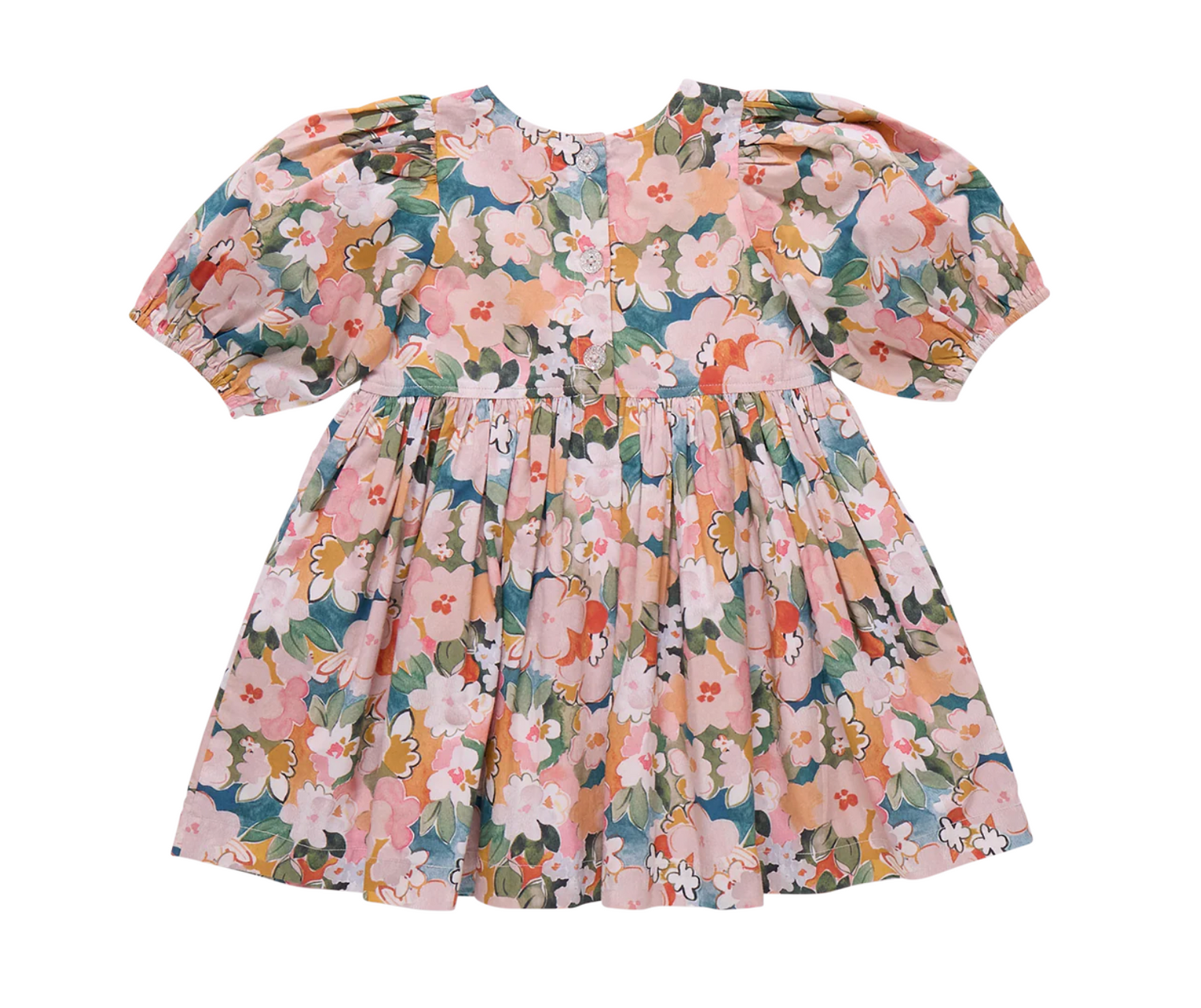 Watercolor Floral Evelyn Dress – Pitter Patter