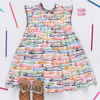 Colored Pencils Stevie Dress