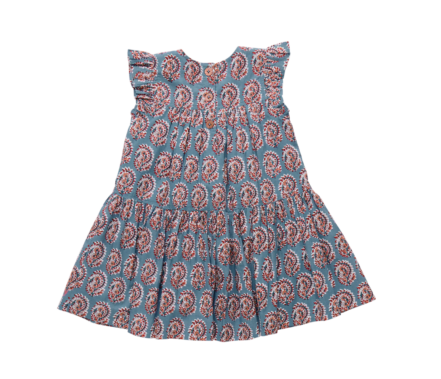Blue Paisley Fiona Dress