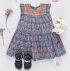 Blue Paisley Fiona Dress
