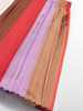 Colorful Pleated Midi Skirt