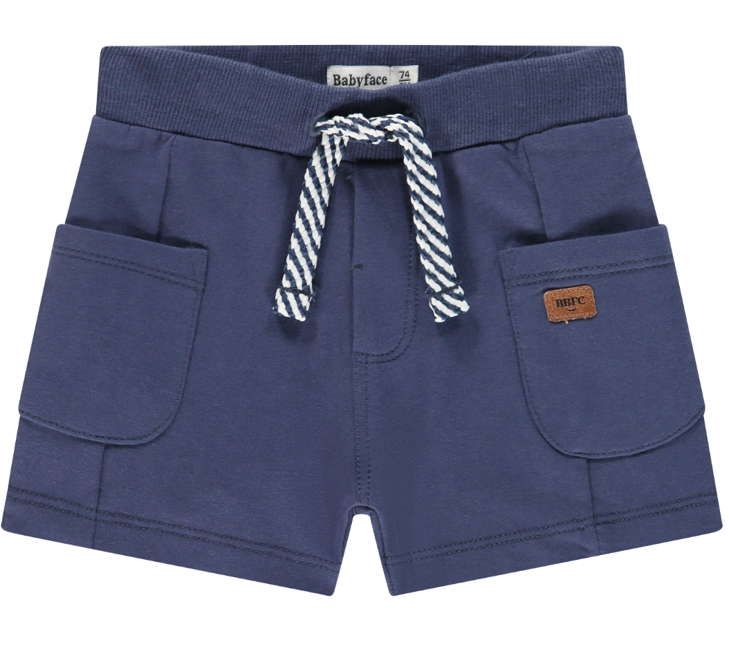Indigo Knit Shorts