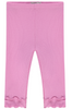 Candy Pink Ribbed Leggings