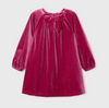 Magenta Sparkle Velour Dress