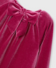 Magenta Sparkle Velour Dress