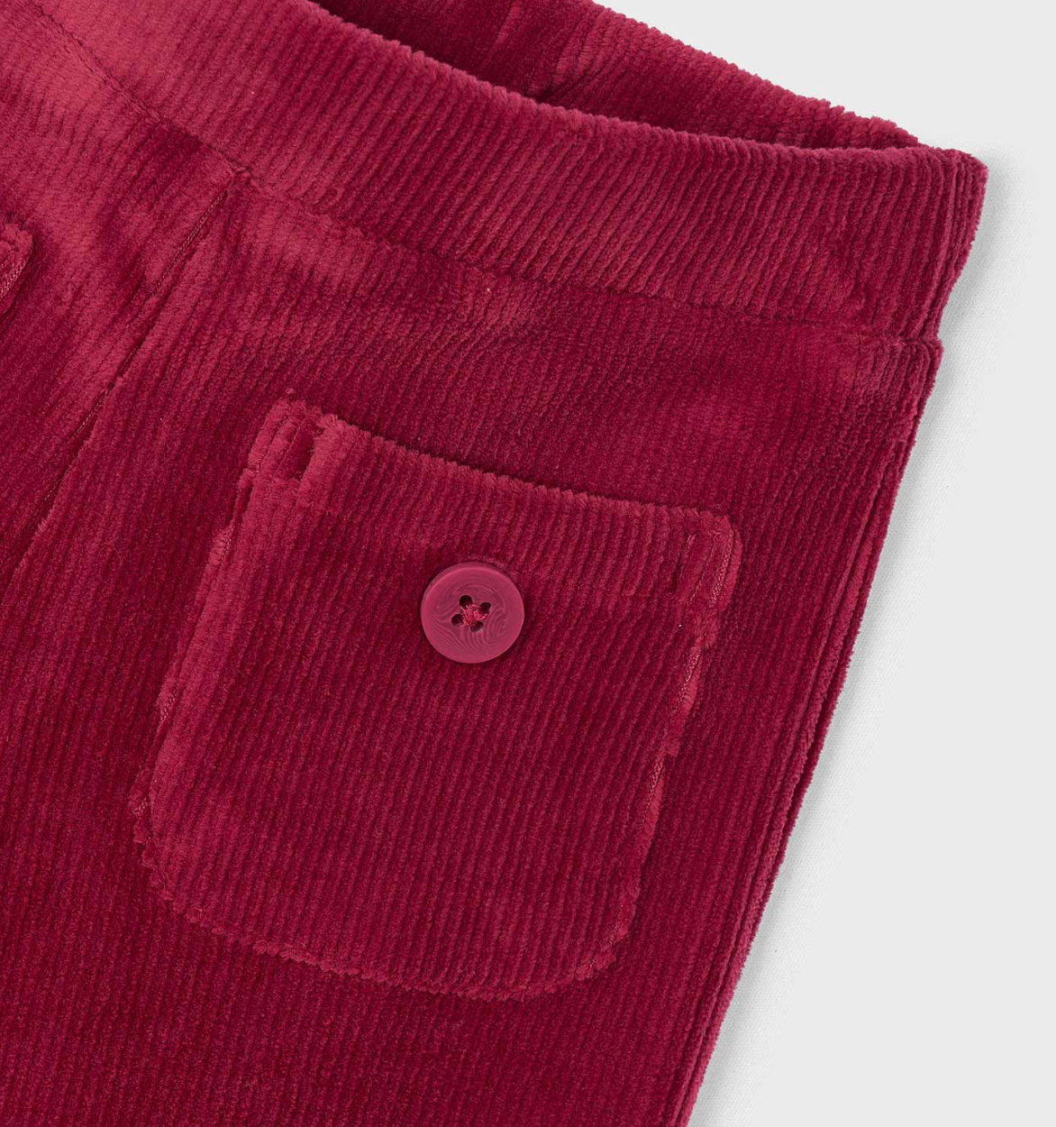 Cherry Ribbed Wide Leg Pants