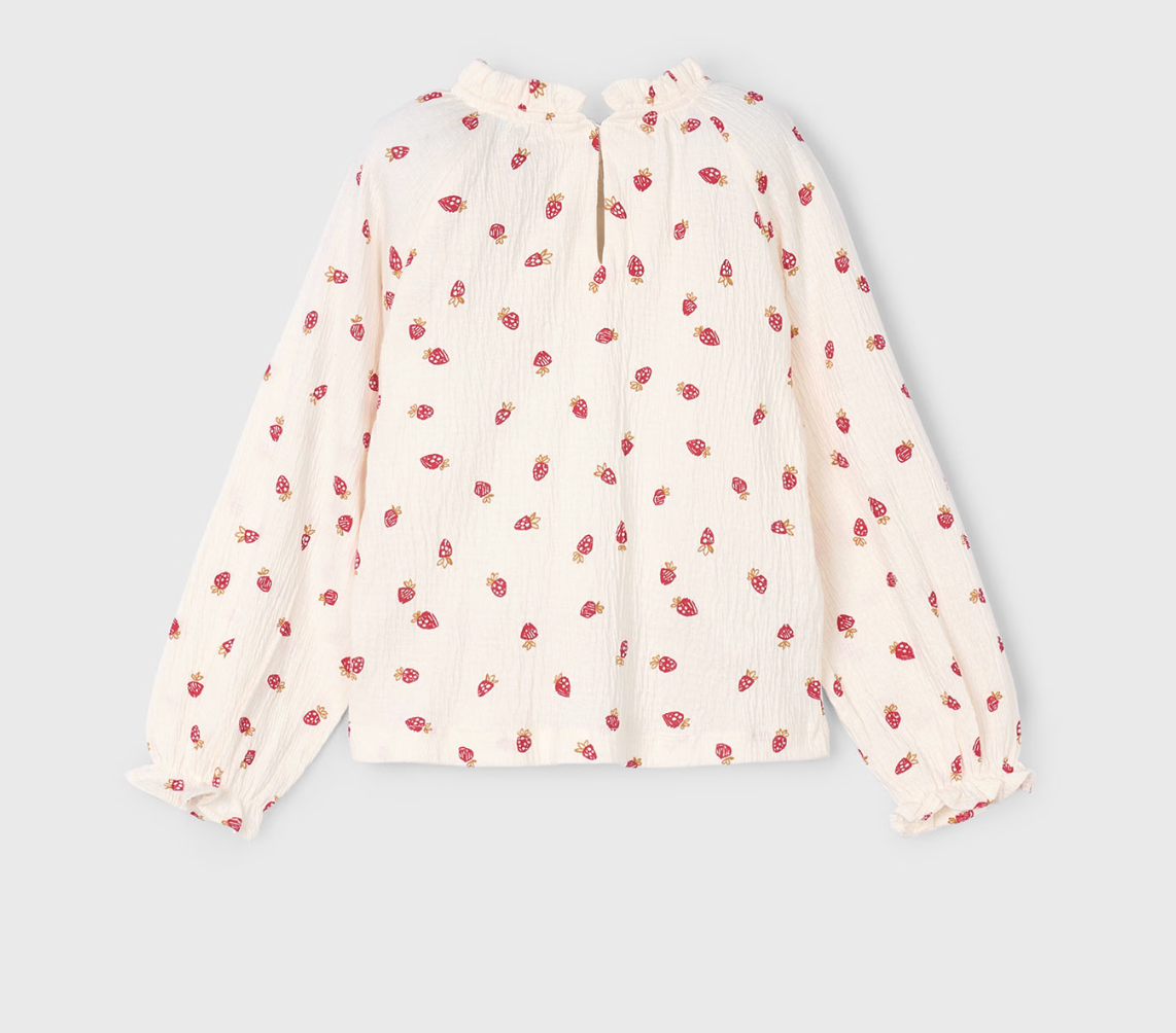 Strawberry Print Top