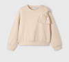 Cream Big Bow Sweatshirt