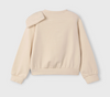 Cream Big Bow Sweatshirt