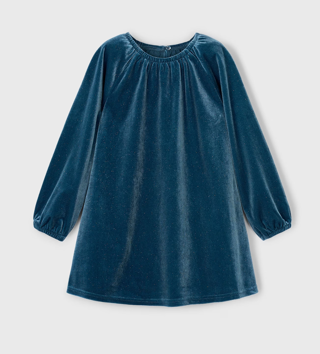 Ocean Sparkle Velour Dress