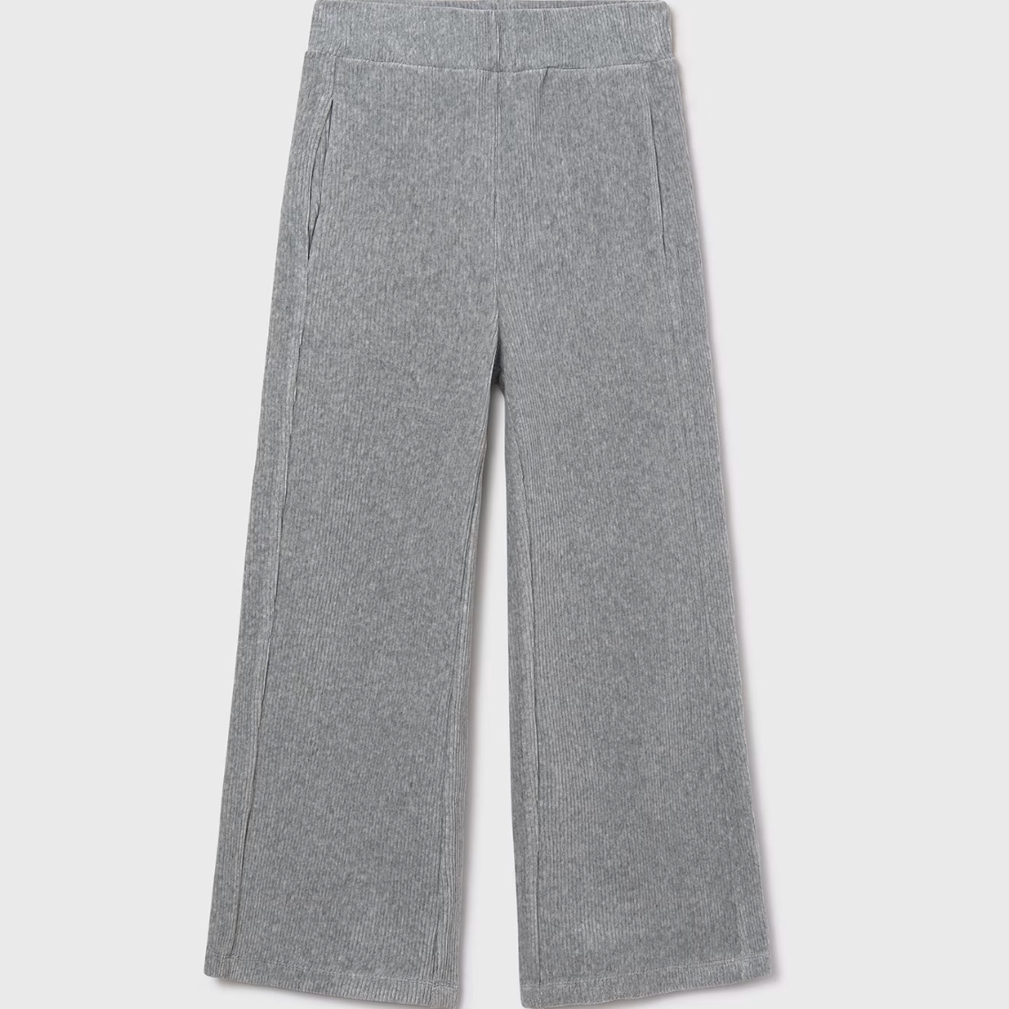 Gray pants on a light gray background