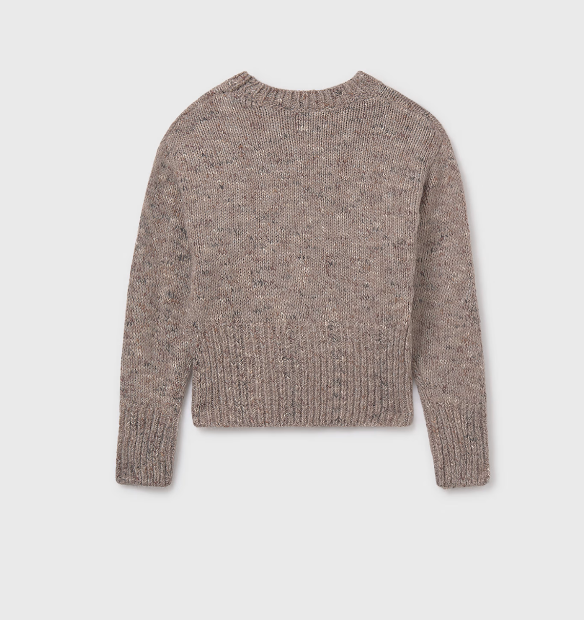 Brown Marled Sweater