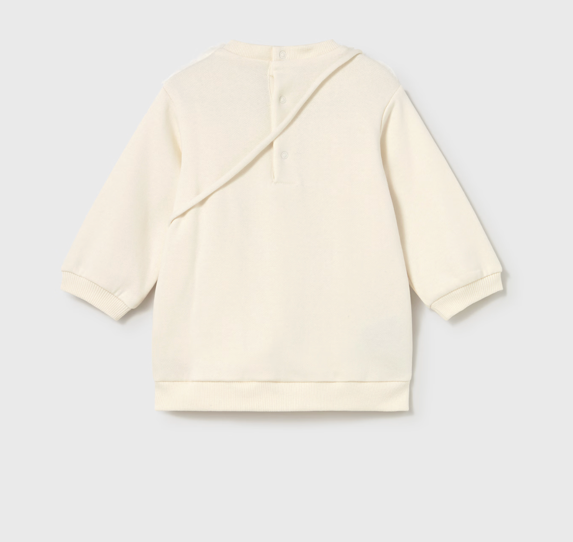 Cream Teddy Purse Dress