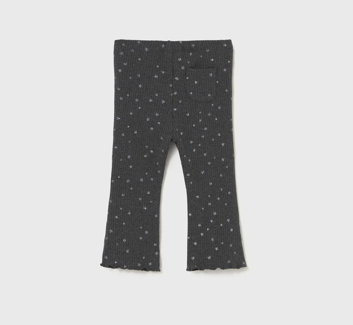 SIlver Star Ribbed Pants