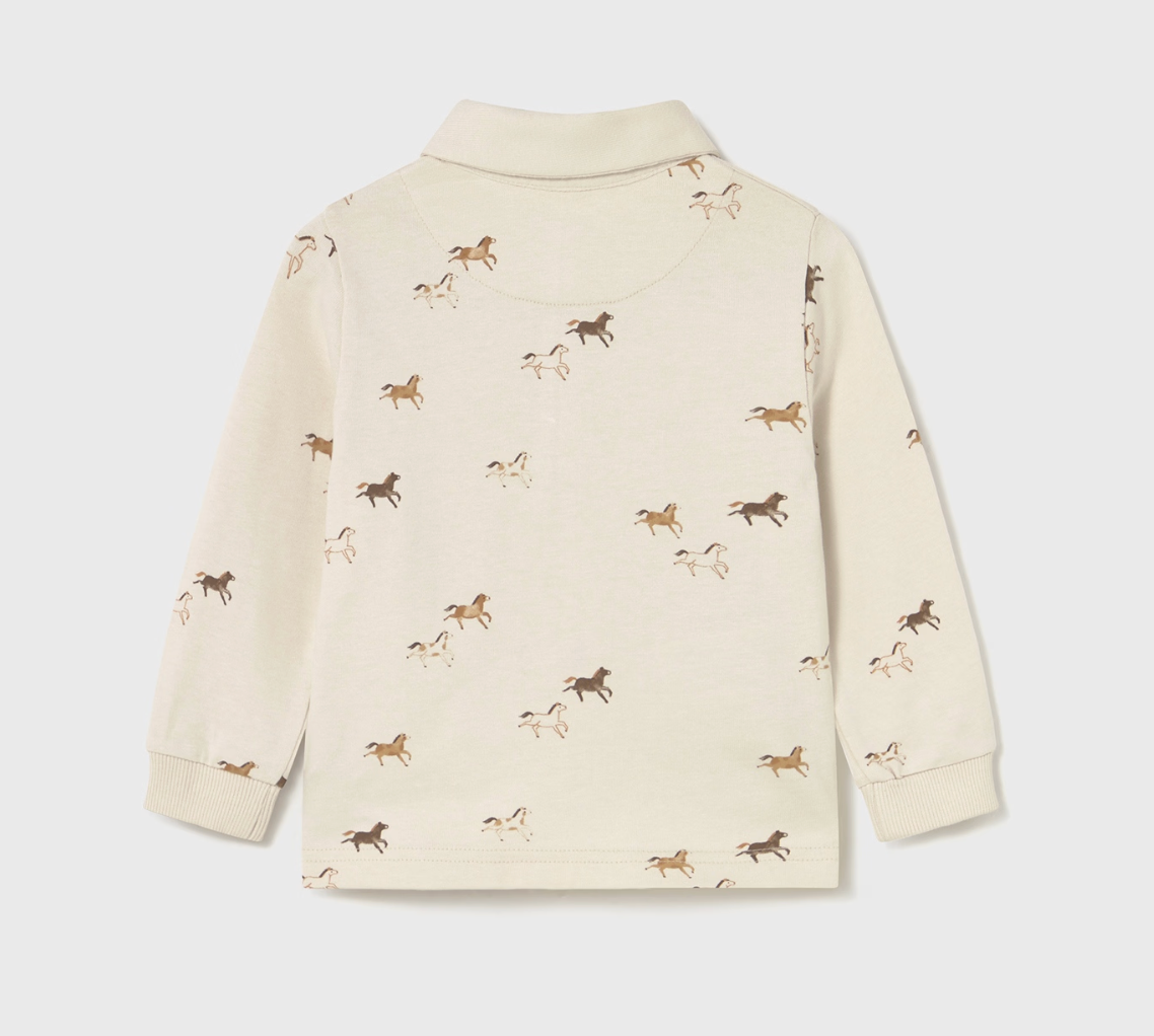 Horses Pullover Top