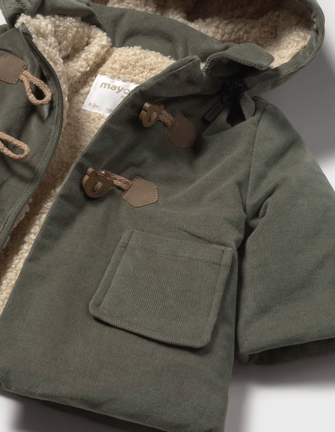 Olive Corduroy Coat