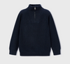 Navy 1/4 Zip Sweater