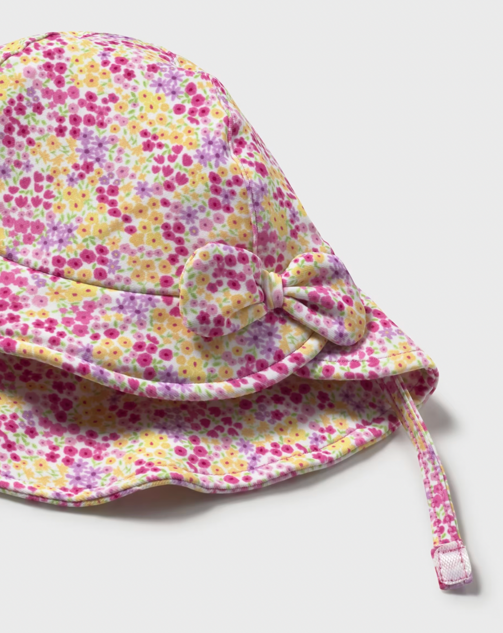 Pink Floral Rashguard Swim Set